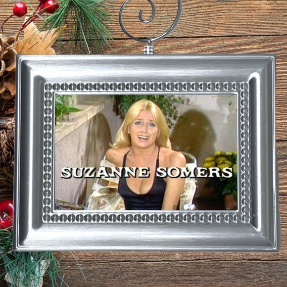 Three's Company Suzanne Somers Retro Nostalgic Christmas Tree Ornament - Picture 1 of 3
